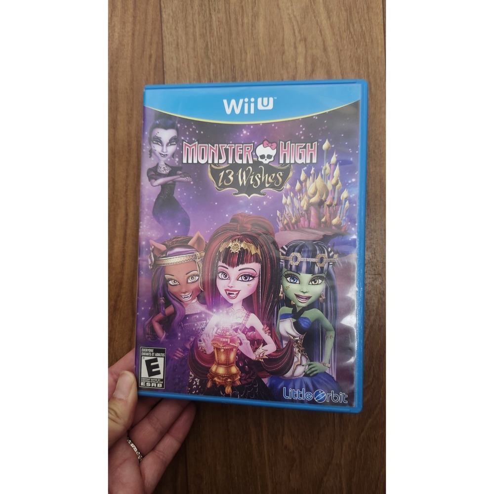 Monster High: 13 Wishes (Nintendo Wii U) CIB Complete